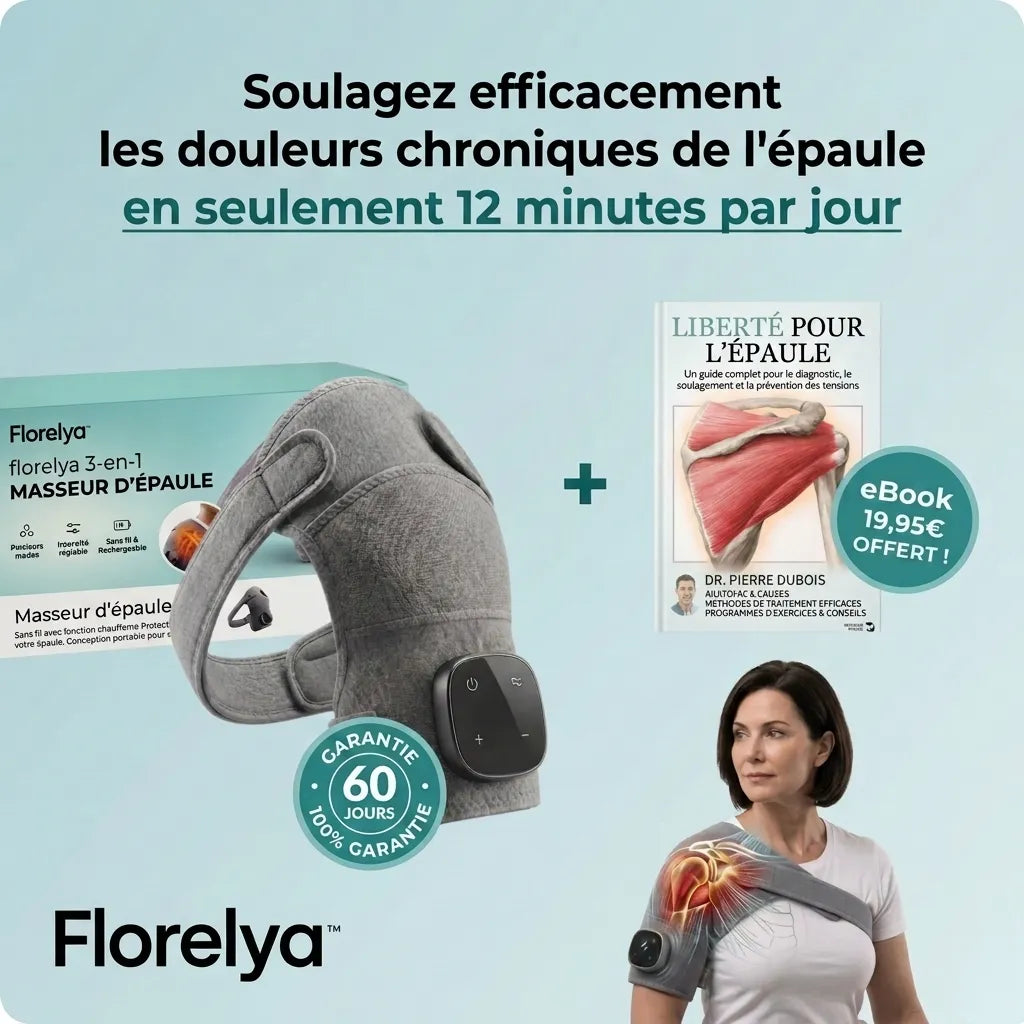 Florelya Masseur d'épaule 3-en-1