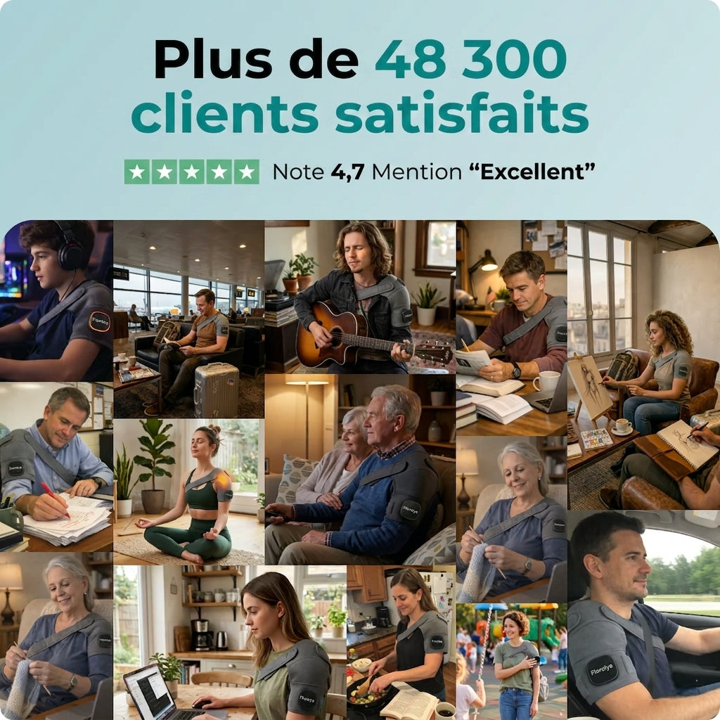 Florelya Masseur d'épaule 3-en-1