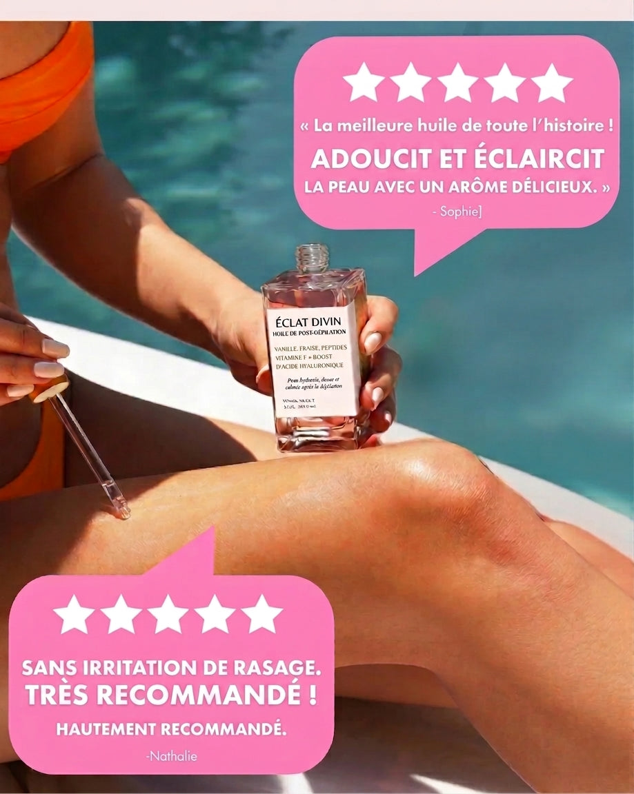 Éclat Divin™ - Huile régénératrice post-épilation