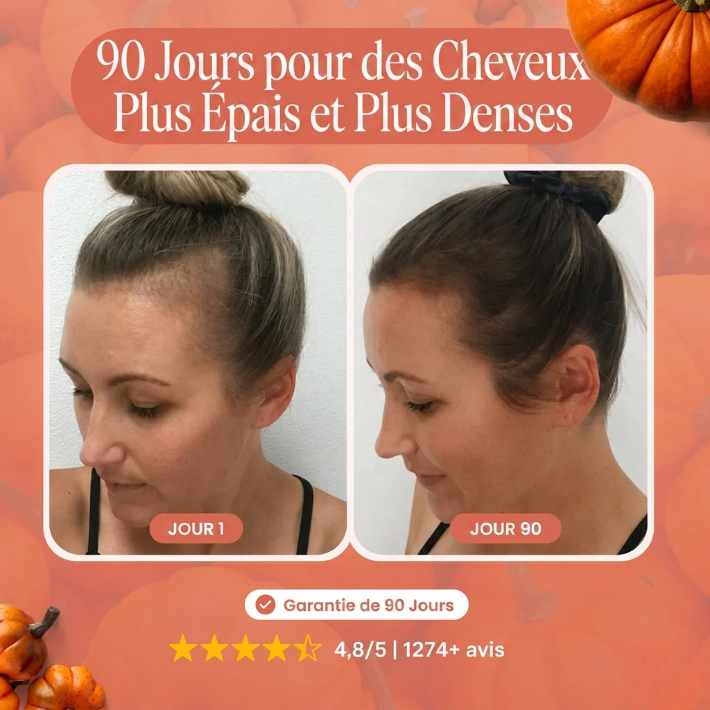 Réduit la chute des cheveux dès 30 jours d’utilisation