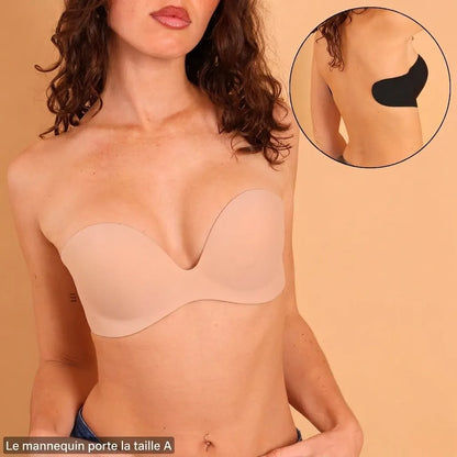 Soutien-gorge Adhésif Push-up sans Bretelles
