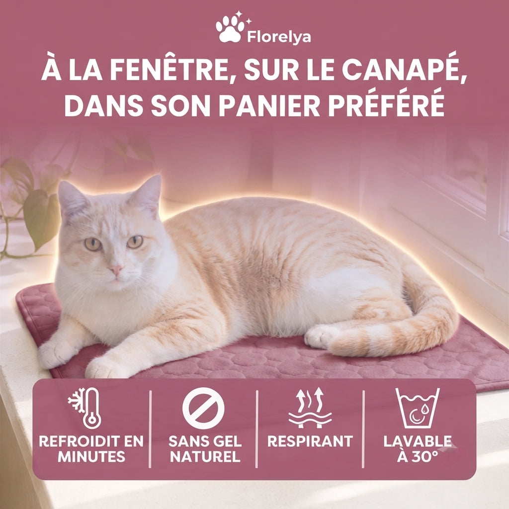 Tapis rafraîchissant Florelya™ (2 pour 1)