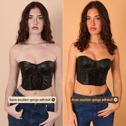 Soutien-gorge Adhésif Push-up sans Bretelles