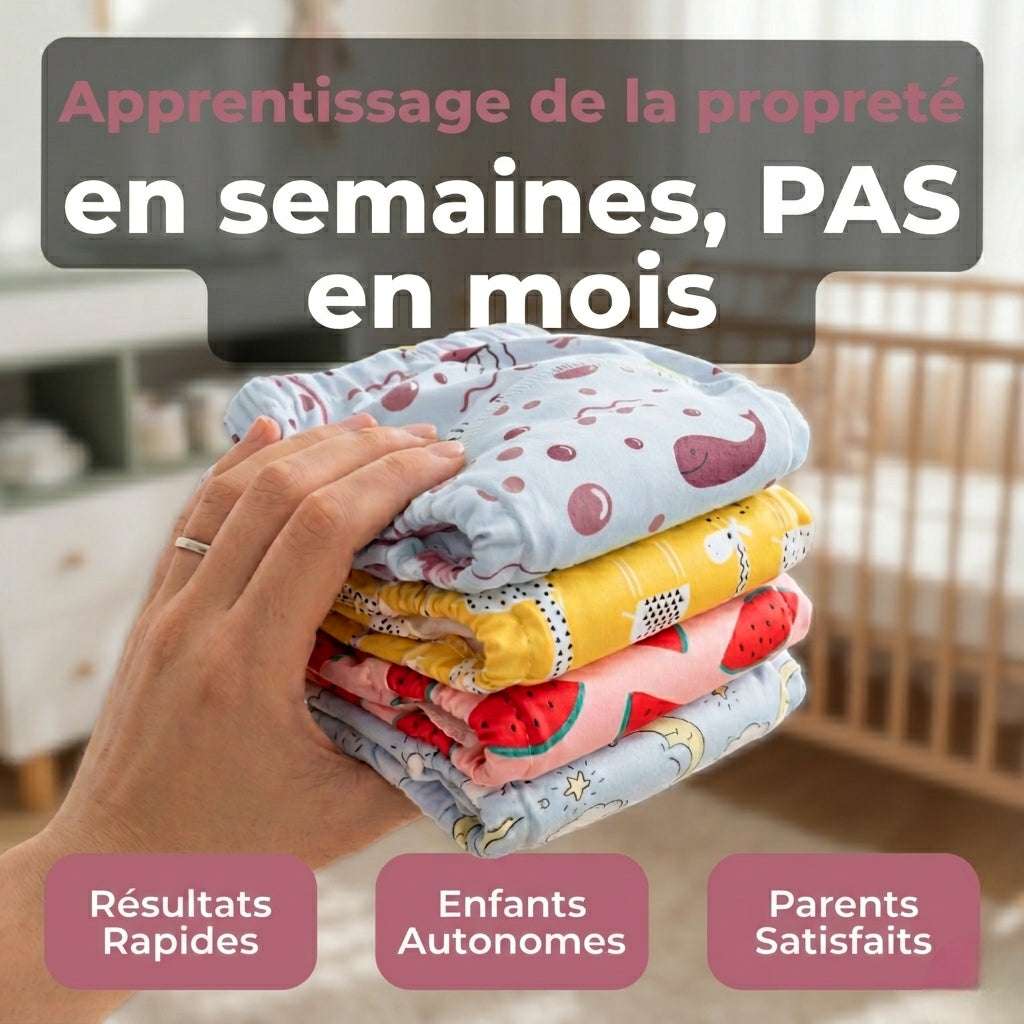 Sous-vêtements d’apprentissage de la propreté