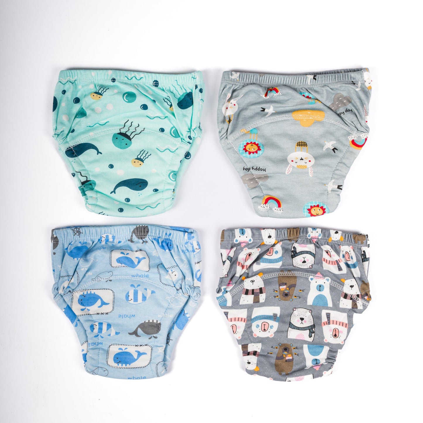 Sous-vêtements ECO pour l'apprentissage de la propreté - (Pack de 4)