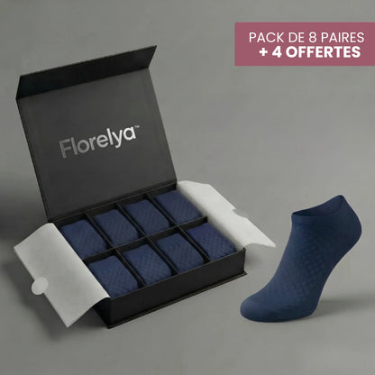 Chaussettes Florelya basses en fibre de bambou premium