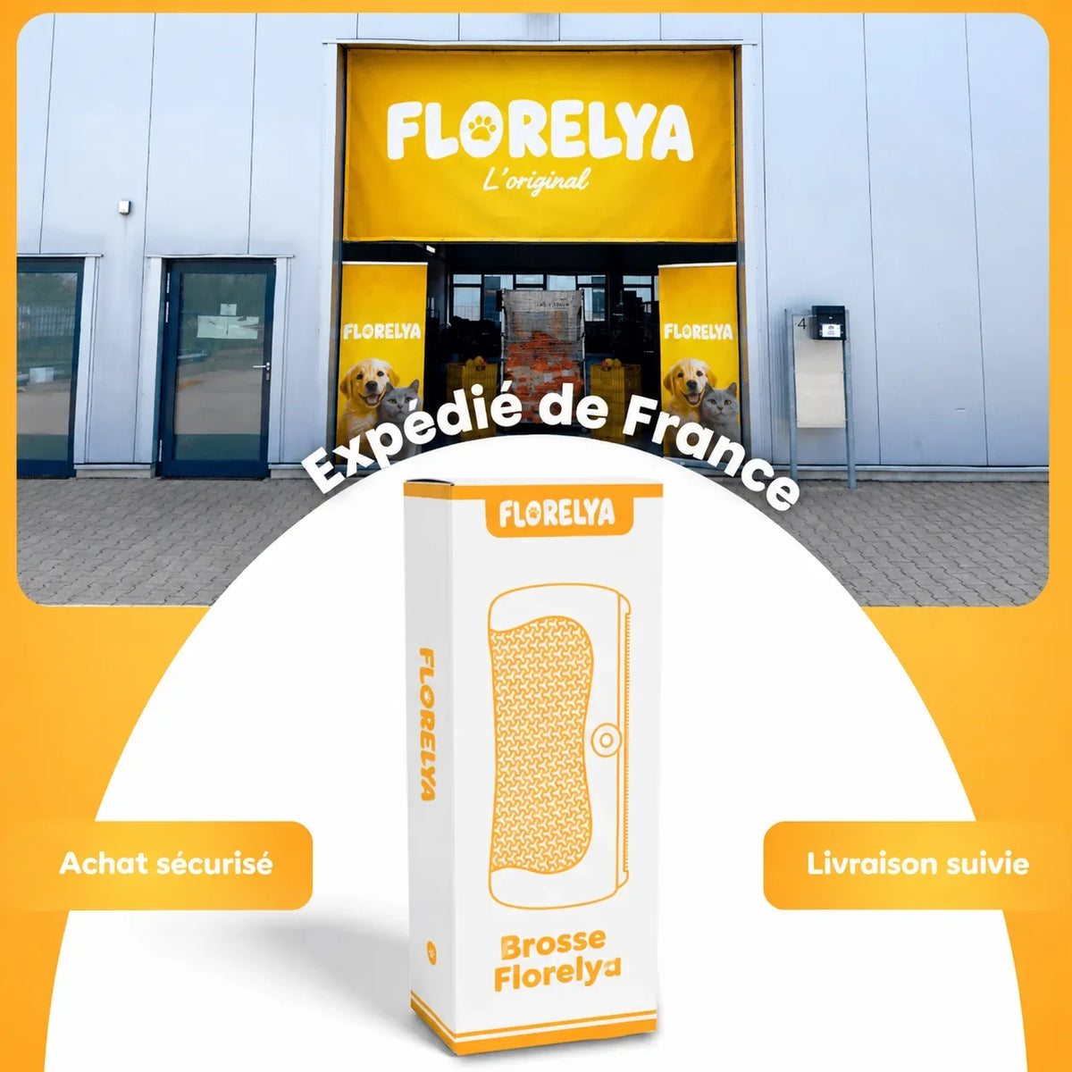 Brosse Florelya — Anti-Poils
