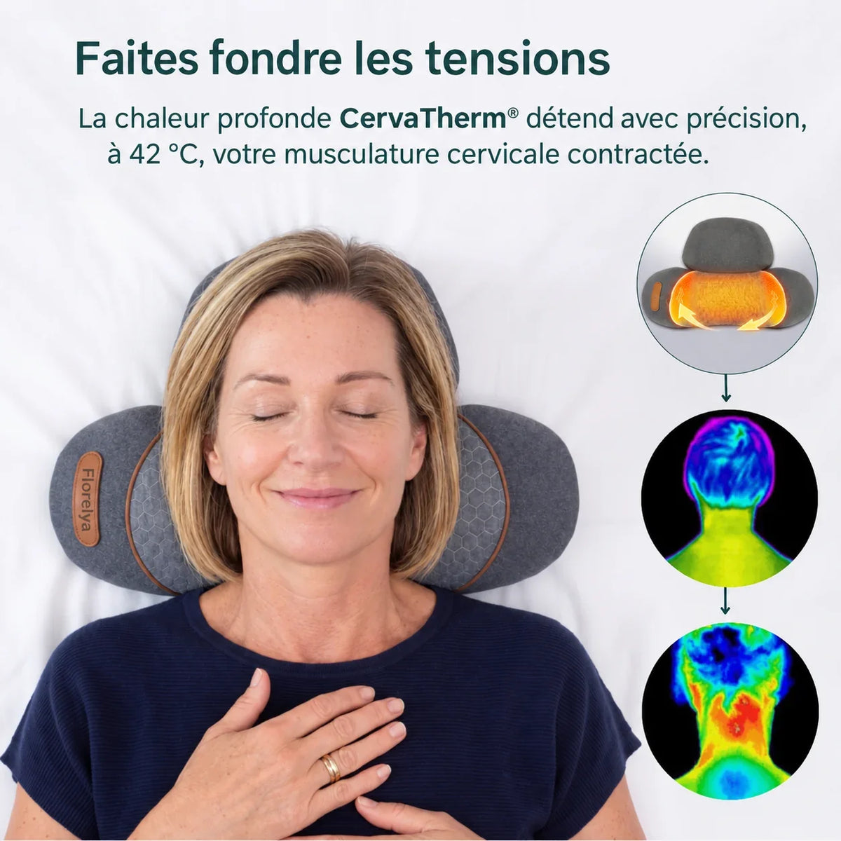 Cervalia® – appareil de massage cervical 3-en-1