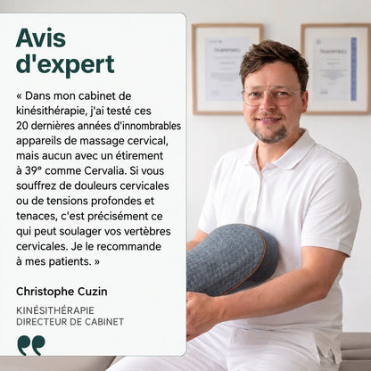 Cervalia® – appareil de massage cervical 3-en-1