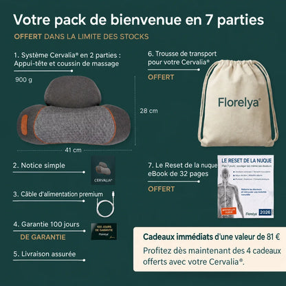 Cervalia® – appareil de massage cervical 3-en-1
