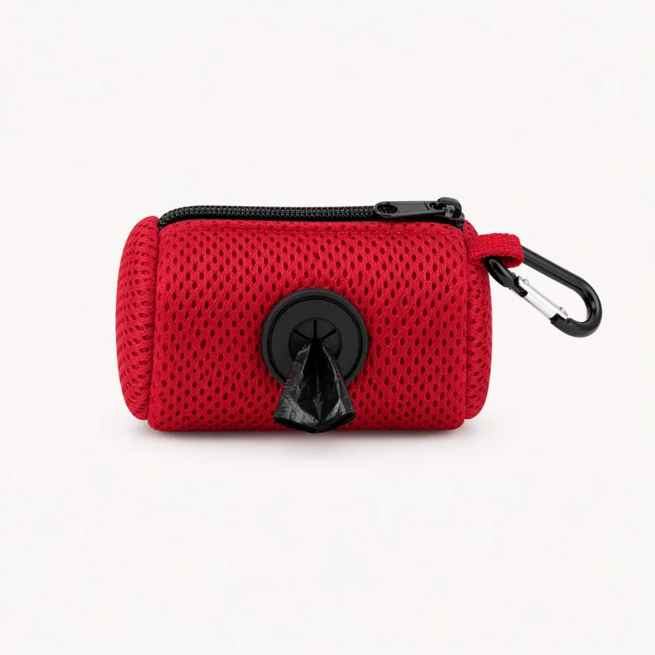 Porte-sacs à crottes Florelya – Rouge