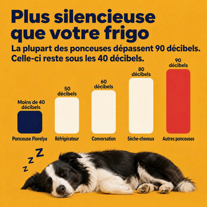 Plus silencieuse que votre frigo : moins de 40 décibels