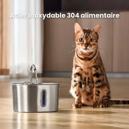 Fontaine à eau Florelya 2,2 L pour chat — Kit de santé et de bien-être